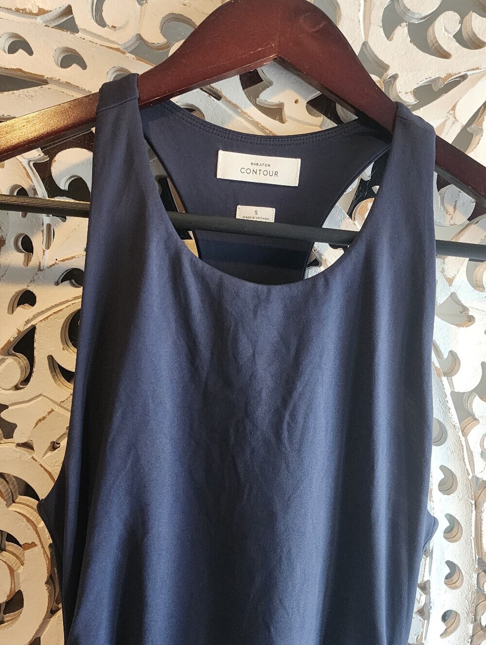 BABATON CONTOUR RUCHED RACEBACK IN BLUE MINI DRESS WOMENS SIZE SMALL - Picture 16 of 16